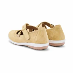 Babies en cuir à pattes croisées, largeur confort