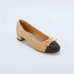 Ballerines plates bicolores