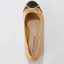 Ballerines plates bicolores