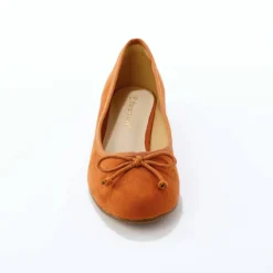 Ballerines plates microfibre