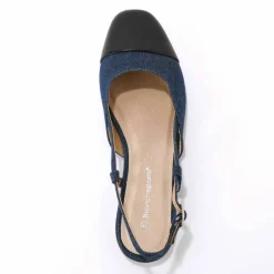Ballerines slingback bicolore