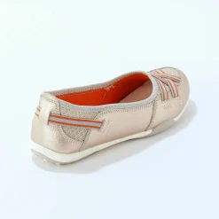 Ballerines souples cuir et textile aéré bandes élastiquées