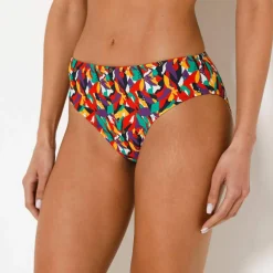 Bas de maillot de bain forme midi imprimé Toboki