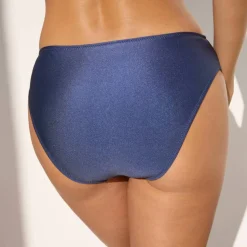 Bas de maillot de bain forme midi uni Padula