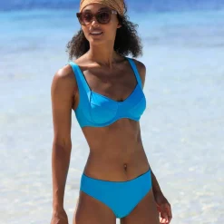 Bas de maillot de bain forme midi uni Solaro