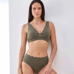 Bas de maillot de bain uni Gaona - forme maxi