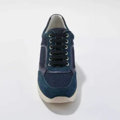 Baskets compensées en cuir certifié LWG