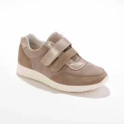 Baskets scratchées spécial pieds sensibles en tissu extensible