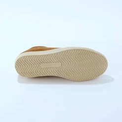 Baskets vintage croûte de cuir colorées