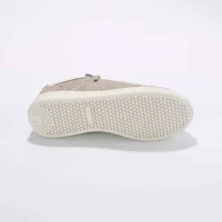 Baskets zippées en cuir irisé