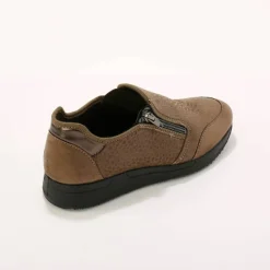 Baskets zippées spécial pieds sensibles en tissu extensible