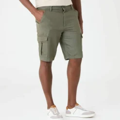 Bermuda cargo en sergé ultra stretch