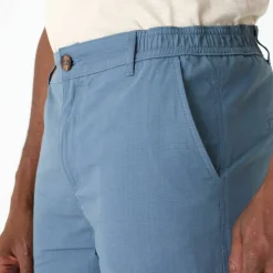 Bermuda cargo en toile ripstop ceinture élastiquée côtés