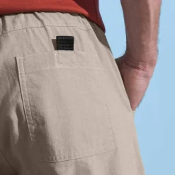 Bermuda élastiqué au 3/4 + ceinture assortie