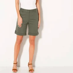 Bermuda uni longueur ajustable