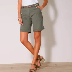 Bermuda uni longueur ajustable