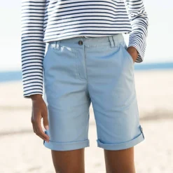 Bermuda uni longueur ajustable