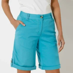 Bermuda uni longueur ajustable