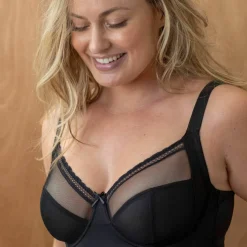 Body maille gainante et tulle - avec armatures