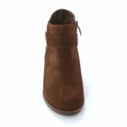 Boots en cuir à talon