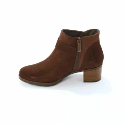 Boots en cuir à talon