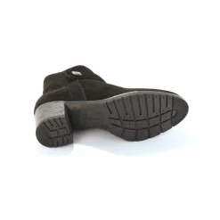 Boots en cuir à talon