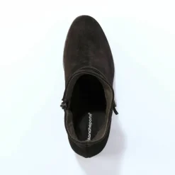 Boots en cuir à talon