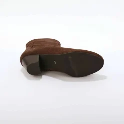 Boots western cuir