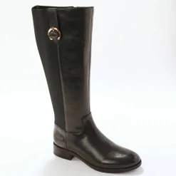 Bottes en cuir, spécial larges mollets
