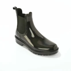Bottines de pluie chelsea, semelle crantée