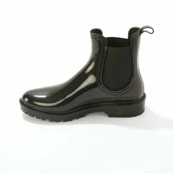 Bottines de pluie chelsea, semelle crantée