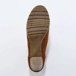Bottines lacées à talon fantaisie