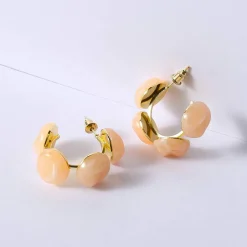Boucles d'oreilles, forme créoles