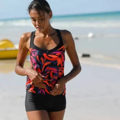 Boxer de bain lissant imprimé Lohena
