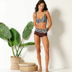 Boxer de bain modulable imprimé Saravia