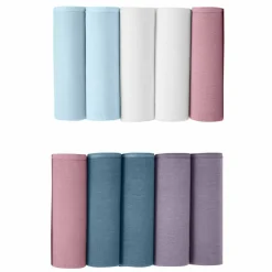 Boxer en coton extensible uni – Lot de 10