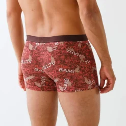 Boxer fantaisie fermé élastiqué - lot de 4