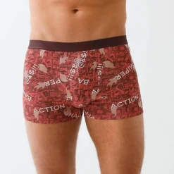 Boxer fantaisie fermé élastiqué - lot de 4