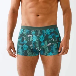 Boxer imprimé feuillage - lot de 3