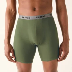 Boxer long coupe short - lot de 2
