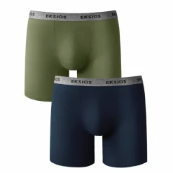 Boxer long coupe short - lot de 2