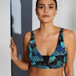 Brassière imprimée sans armature ligne post-opératoire PALOMBIA