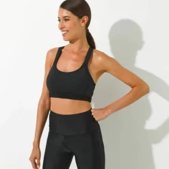 Brassière sport fermeture auto-agrippante — sans armatures