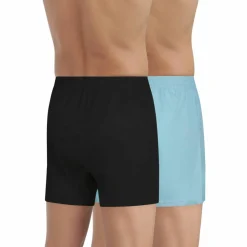 Caleçon flottant ouvert jersey uni - lot de 2