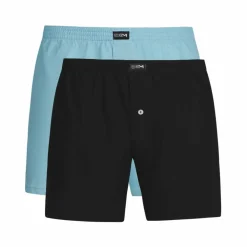 Caleçon flottant ouvert jersey uni - lot de 2