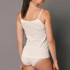 Caraco coton et dentelle - lot de 2