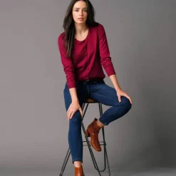 Cardigan boutonné col rond uni, toucher doux