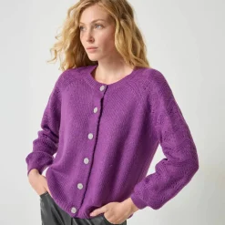 Cardigan boutons "bijoux"