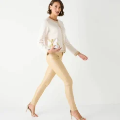 Cardigan boutons dorés, détails brillants