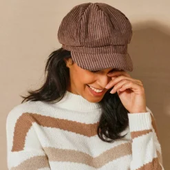 Casquette velours réglable